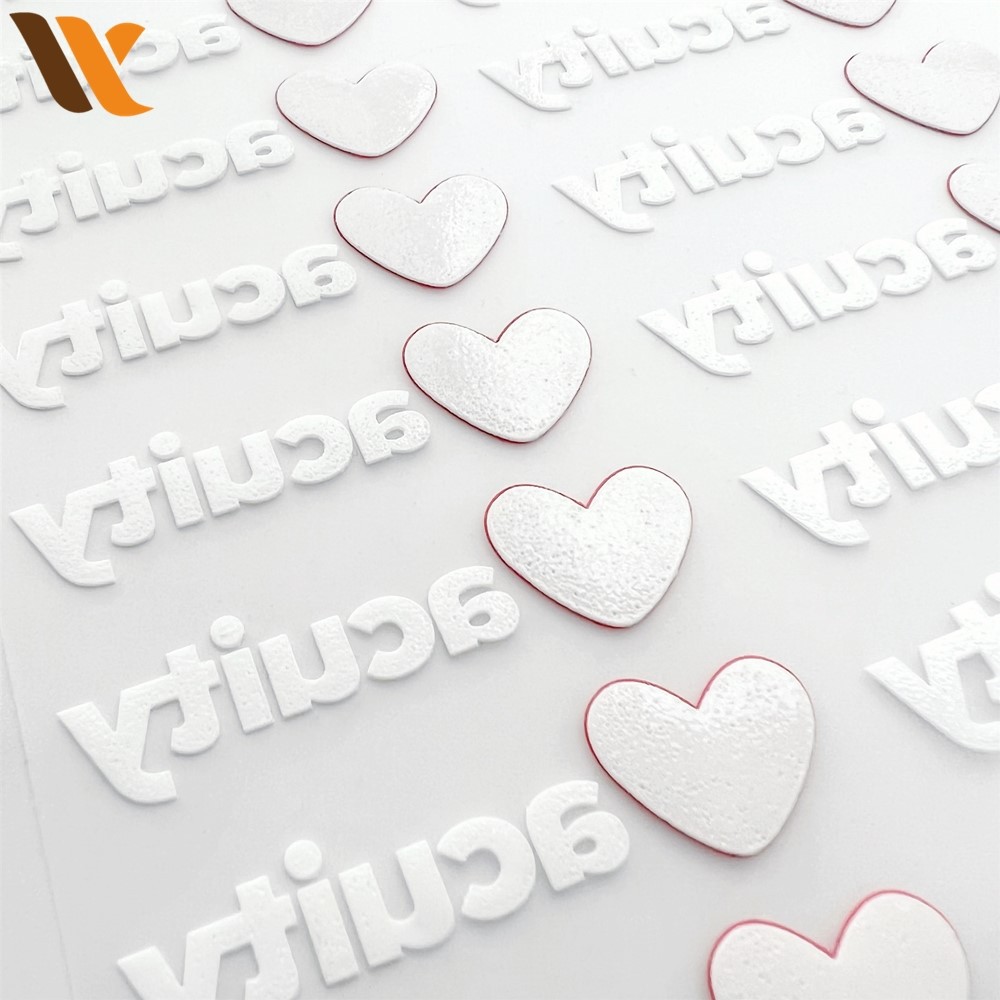 Custom Heat Transfer Printing 3D Rubber Label 4