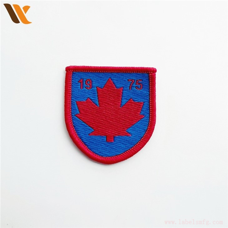 Custom Woven Applique Hat Patch Team Badge