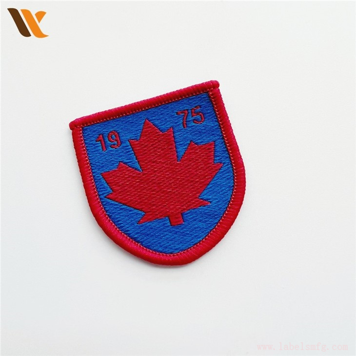 Custom Woven Applique Hat Patch Team Badge
