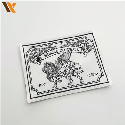 برچسب لیبل پارچه شخصی سفارشی